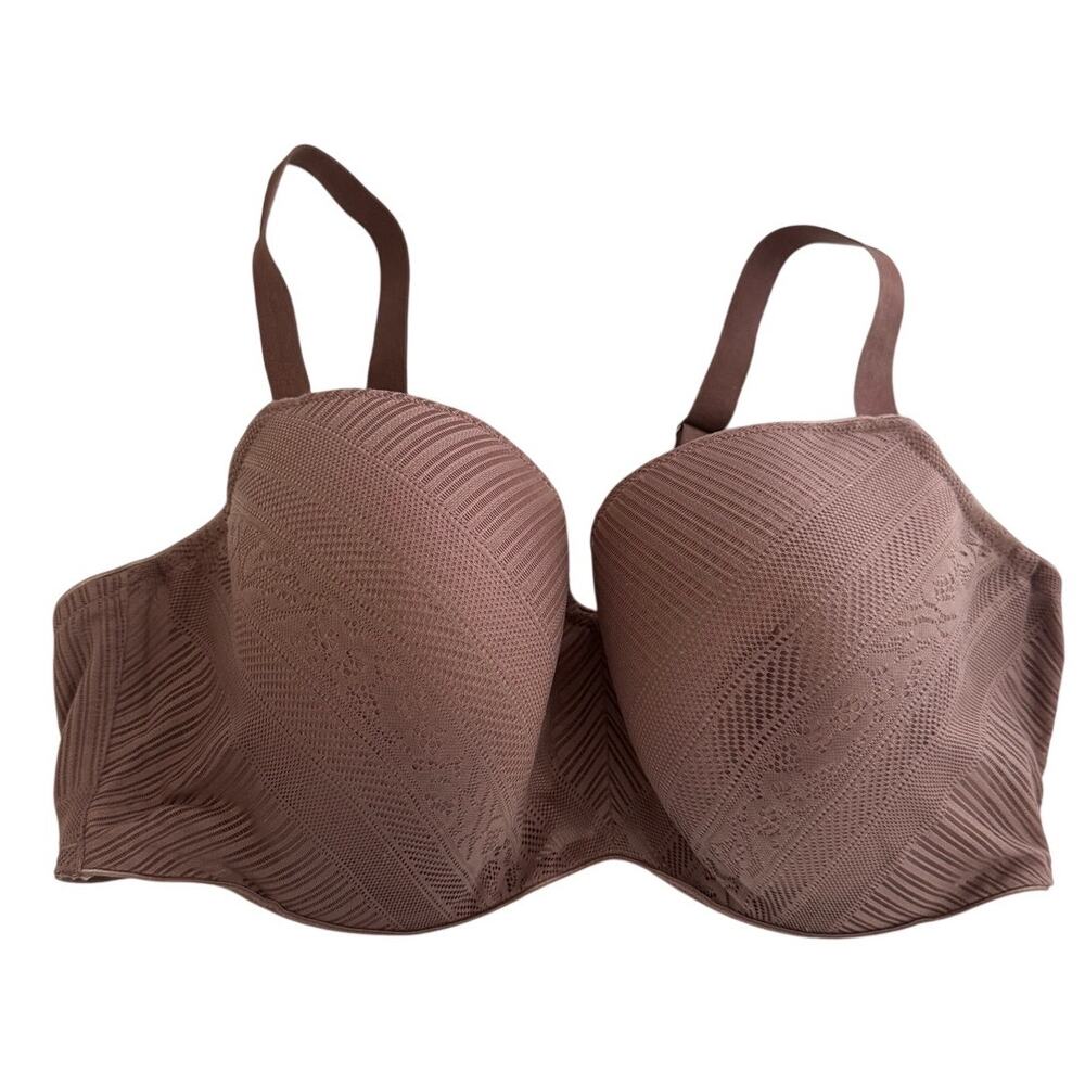 Thirdlove Mauve Purple Lace 42E Everyday Lace T-Shirt Bra Underwire 4 Hooks